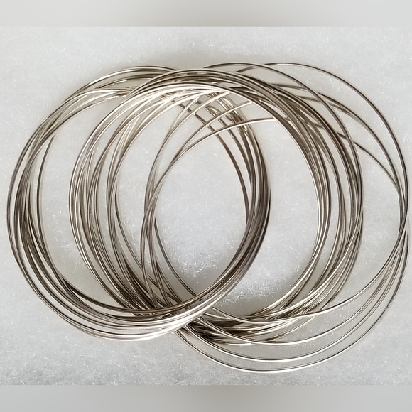 Silpada Sterling Silver 21-Bangle Bracelet - Picture 6 of 9